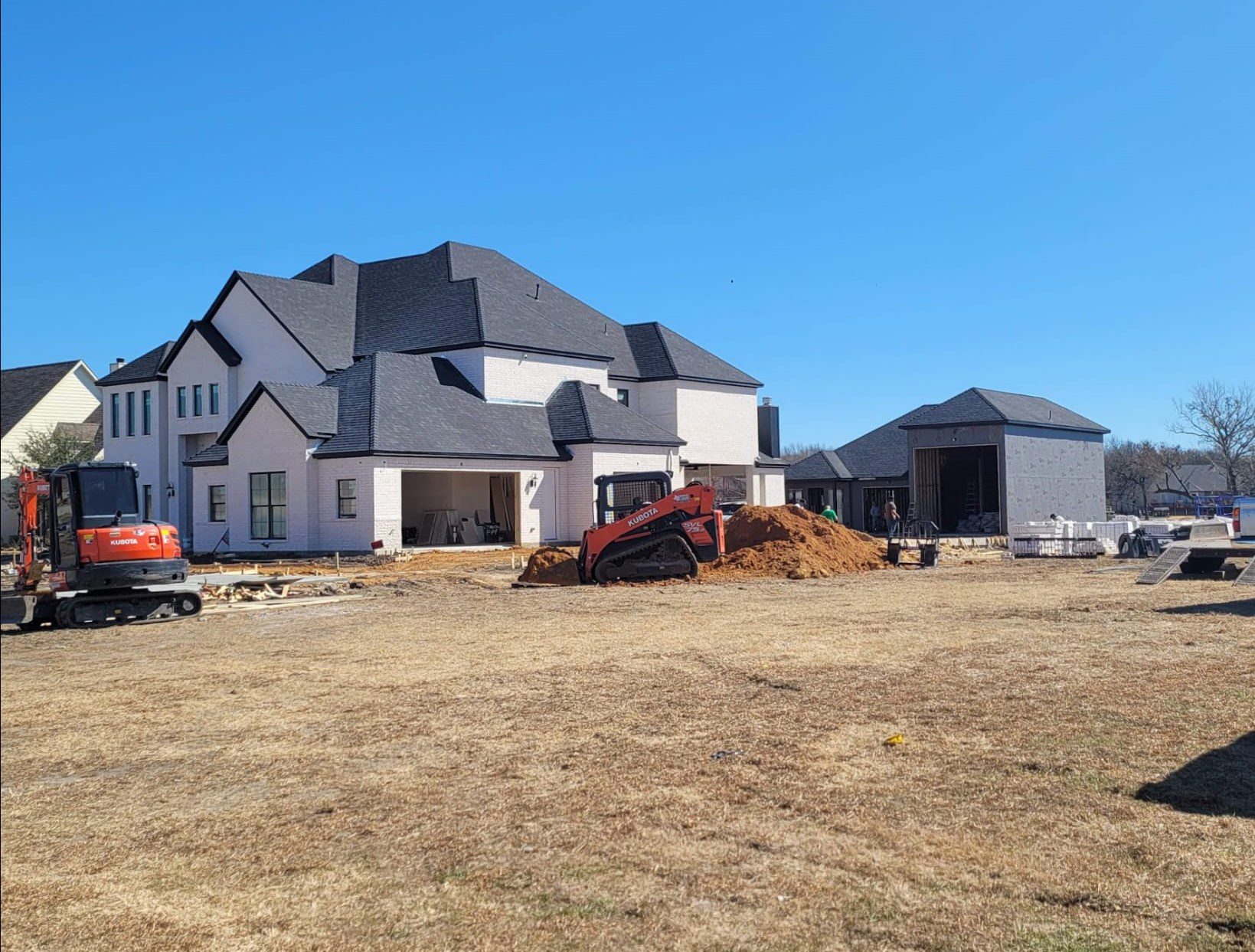 A newly built house